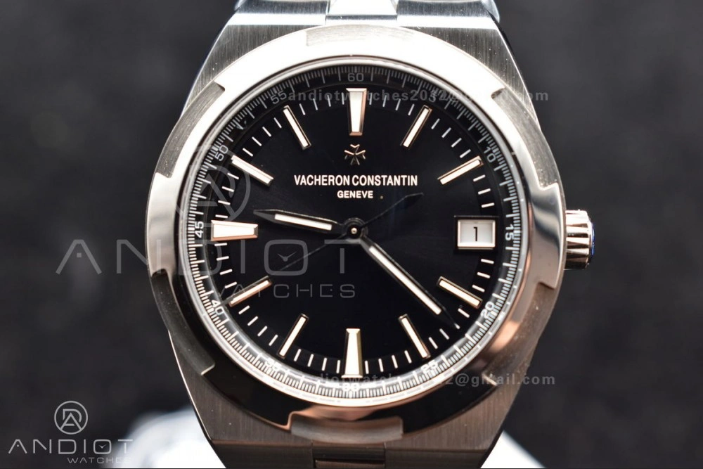 Overseas 4500V SS ZF 1:1 Best Edition Black Dial on SS Bracelet A5100