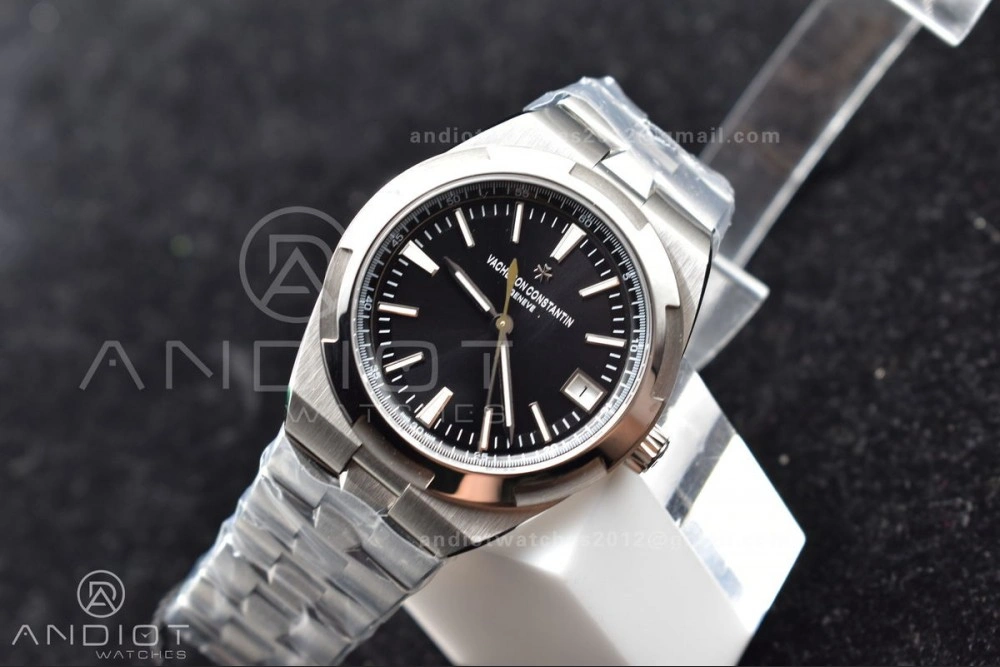 Overseas 4500V SS ZF 1:1 Best Edition Black Dial on SS Bracelet A5100