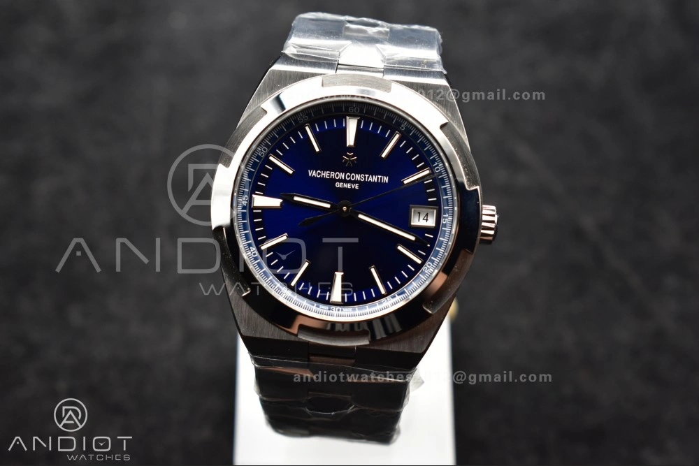 Overseas 4500V SS ZF 1:1 Best Edition Blue Dial on SS Bracelet A5100