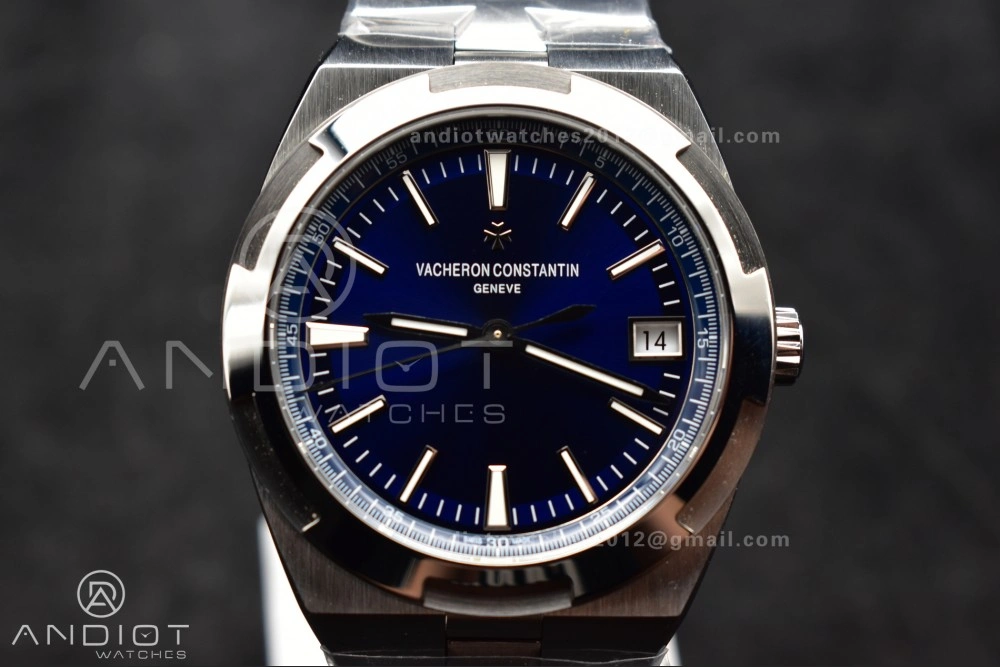 Overseas 4500V SS ZF 1:1 Best Edition Blue Dial on SS Bracelet A5100