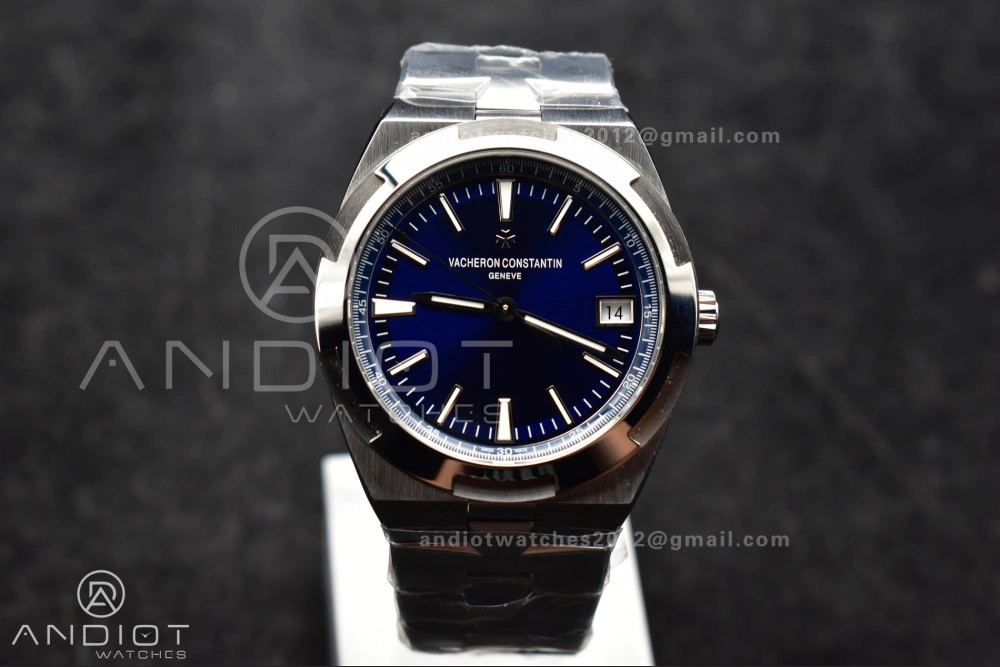 Overseas 4500V SS ZF 1:1 Best Edition Blue Dial on SS Bracelet A5100
