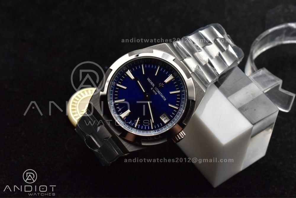 Overseas 4500V SS ZF 1:1 Best Edition Blue Dial on SS Bracelet A5100