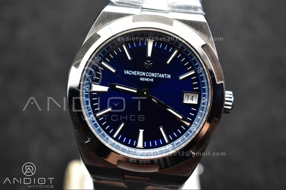 Overseas 4500V SS ZF 1:1 Best Edition Blue Dial on SS Bracelet A5100