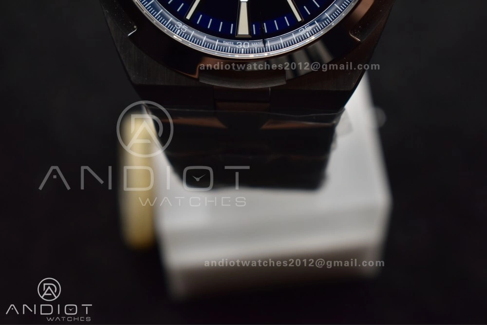 Overseas 4500V SS ZF 1:1 Best Edition Blue Dial on SS Bracelet A5100