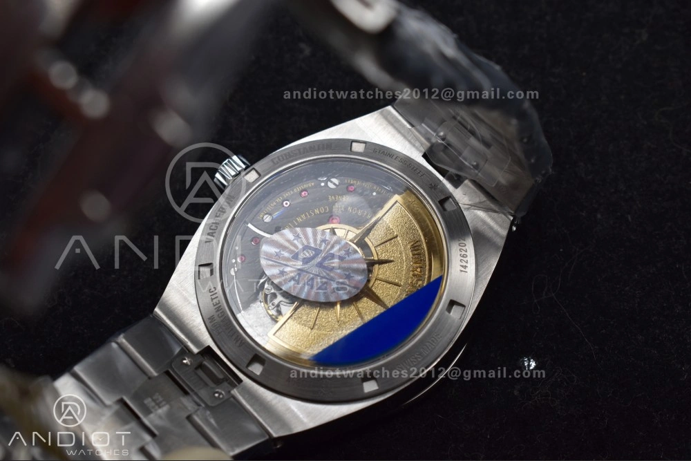 Overseas 4500V SS ZF 1:1 Best Edition Blue Dial on SS Bracelet A5100