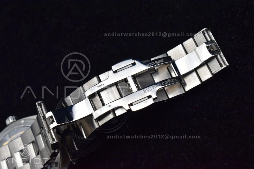 Overseas 4500V SS ZF 1:1 Best Edition Silver Dial on SS Bracelet A5100