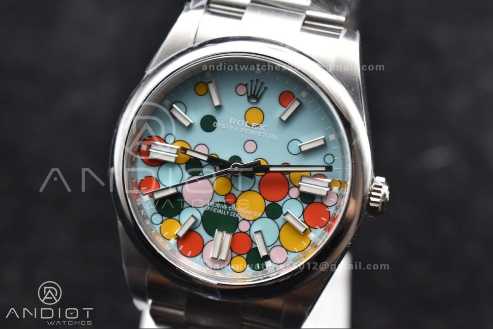 Oyster Perpetual 124300 41mm Clean 1:1 Best Edition 904L Steel Celebration Dial VR3230