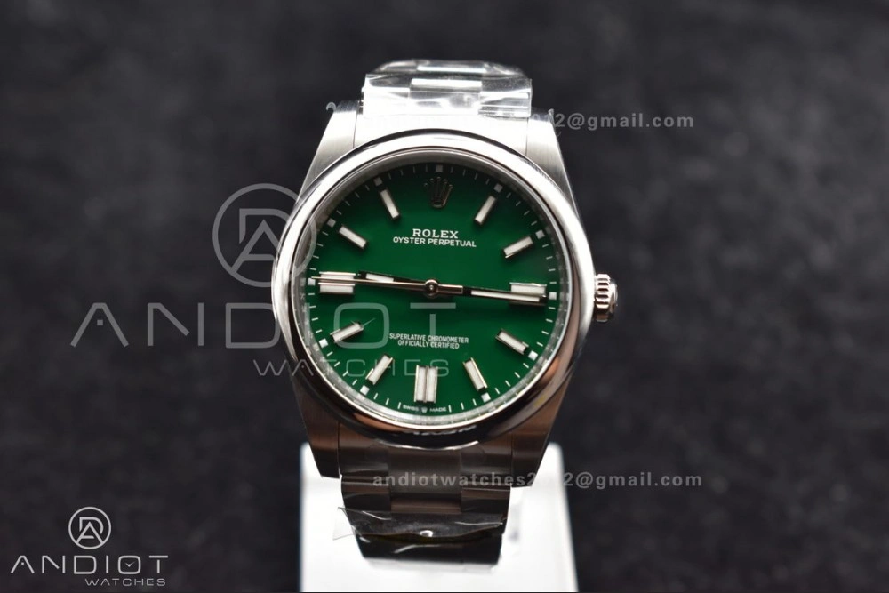 Oyster Perpetual 124300 41mm Clean 1:1 Best Edition 904L Steel Green Dial VR3230