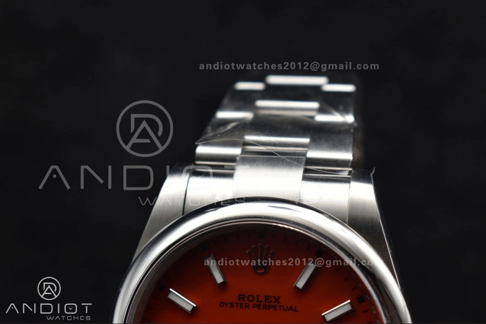 Oyster Perpetual 124300 41mm Clean 1:1 Best Edition 904L Steel Red Dial VR3230