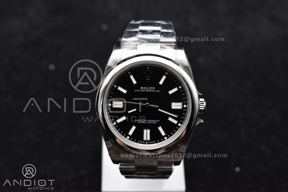 Oyster Perpetual 124300 41mm DIWF 1:1 Best Edition 904L Steel Black Dial A3230
