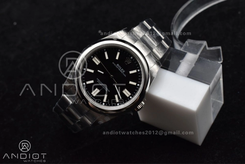 Oyster Perpetual 124300 41mm DIWF 1:1 Best Edition 904L Steel Black Dial A3230