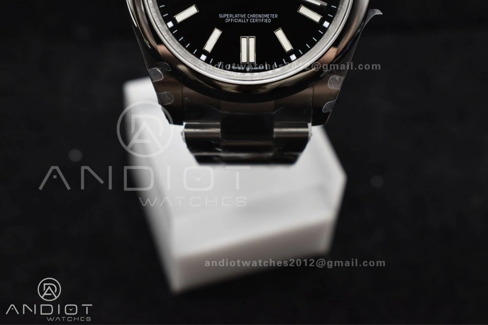 Oyster Perpetual 124300 41mm DIWF 1:1 Best Edition 904L Steel Black Dial A3230