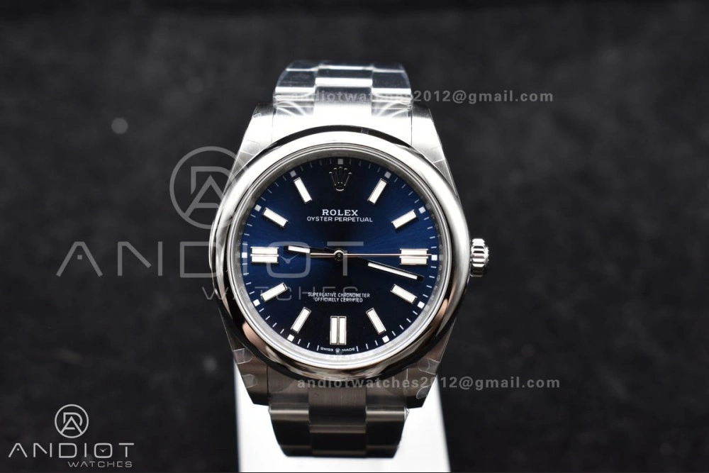 Oyster Perpetual 124300 41mm DIWF 1:1 Best Edition 904L Steel Blue Dial A3230