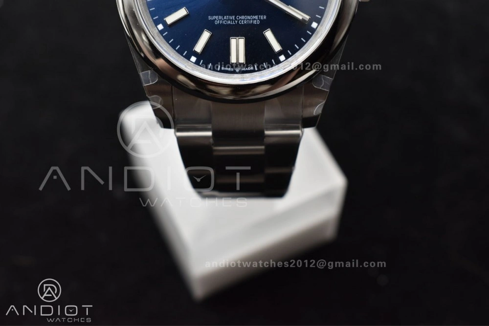 Oyster Perpetual 124300 41mm DIWF 1:1 Best Edition 904L Steel Blue Dial A3230