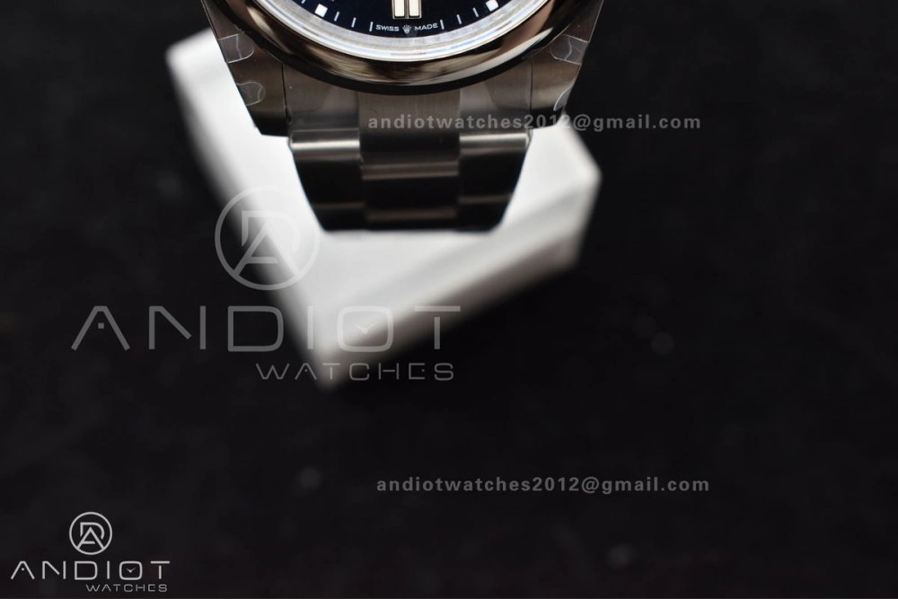 Oyster Perpetual 124300 41mm DIWF 1:1 Best Edition 904L Steel Blue Dial A3230