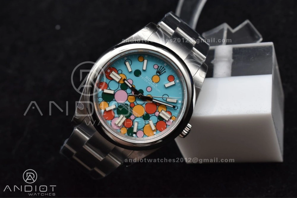 Oyster Perpetual 124300 41mm DIWF 1:1 Best Edition 904L Steel Celebration Dial A3230