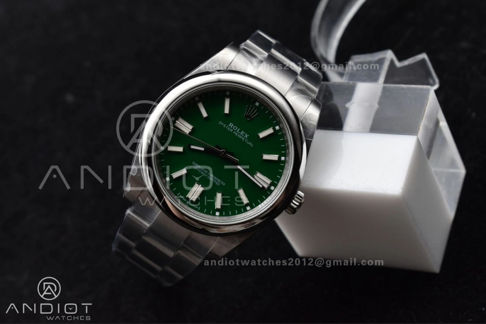 Oyster Perpetual 124300 41mm DIWF 1:1 Best Edition 904L Steel Green Dial A3230