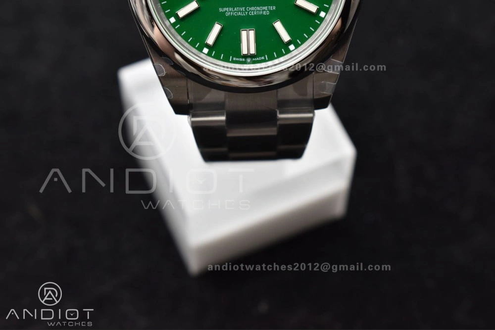 Oyster Perpetual 124300 41mm DIWF 1:1 Best Edition 904L Steel Green Dial A3230