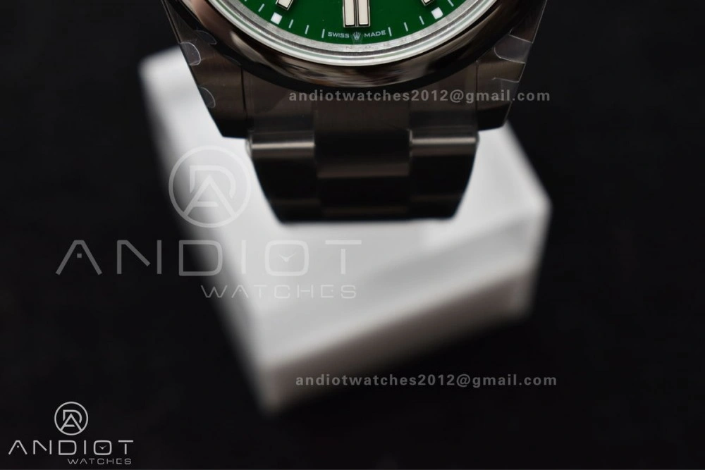 Oyster Perpetual 124300 41mm DIWF 1:1 Best Edition 904L Steel Green Dial A3230