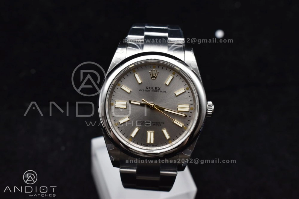 Oyster Perpetual 124300 41mm DIWF 1:1 Best Edition 904L Steel Silver Dial A3230