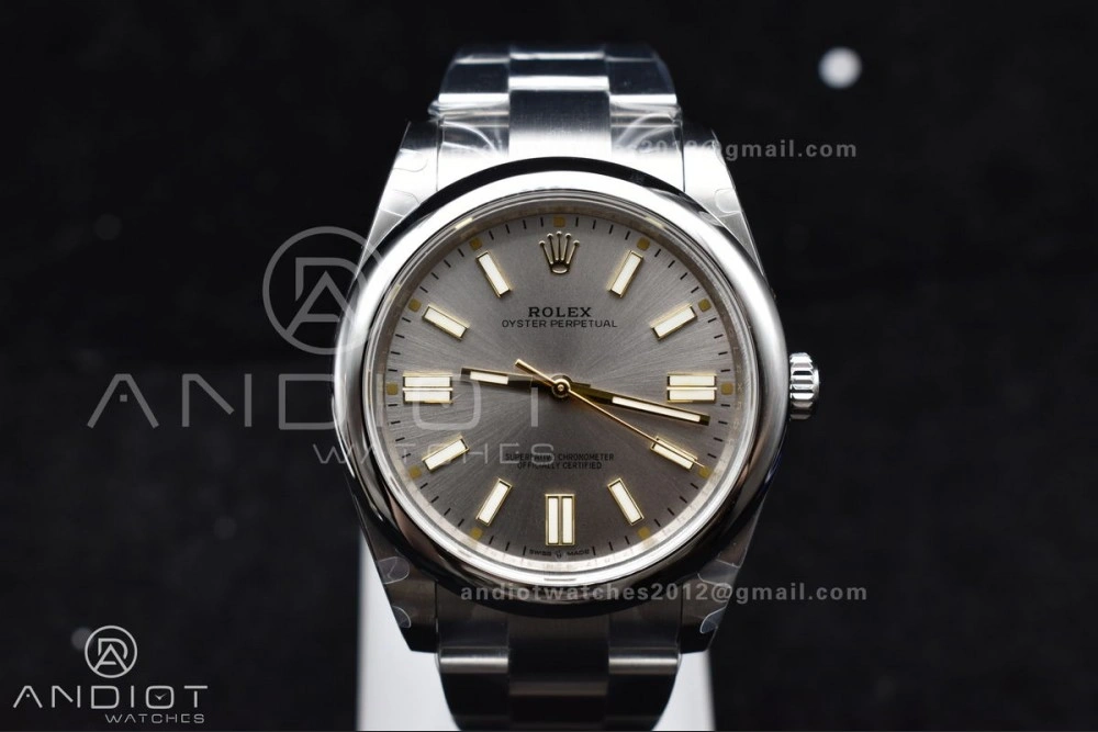 Oyster Perpetual 124300 41mm DIWF 1:1 Best Edition 904L Steel Silver Dial A3230