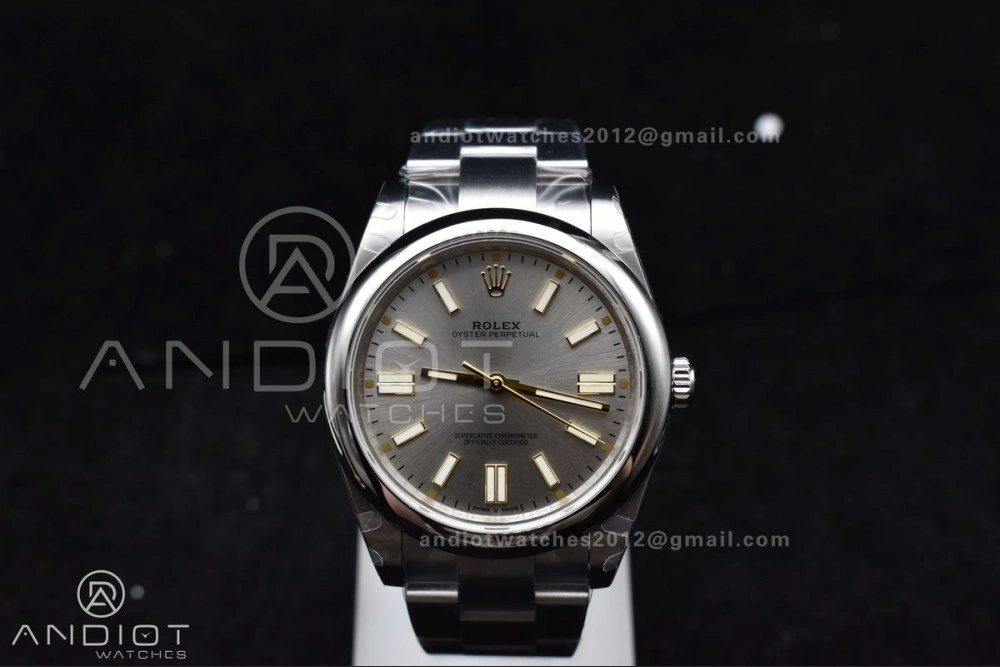 Oyster Perpetual 124300 41mm DIWF 1:1 Best Edition 904L Steel Silver Dial A3230