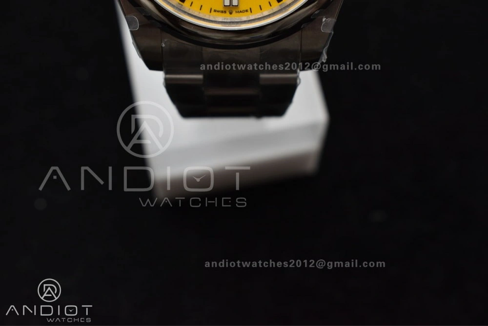 Oyster Perpetual 124300 41mm DIWF 1:1 Best Edition 904L Steel Yellow Dial A3230