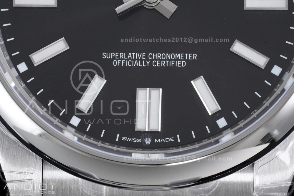 Oyster Perpetual 124300 41mm VSF 1:1 Best Edition 904L Steel Black Dial DD3230 V2