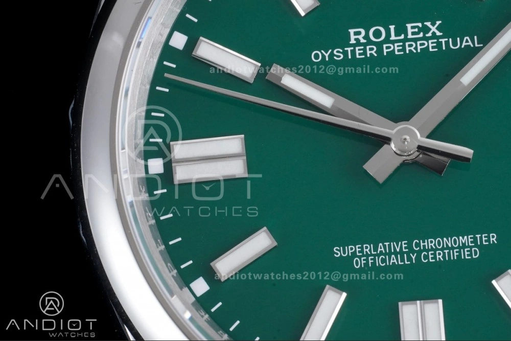 Oyster Perpetual 124300 41mm VSF 1:1 Best Edition 904L Steel Green Dial DD3230 V2