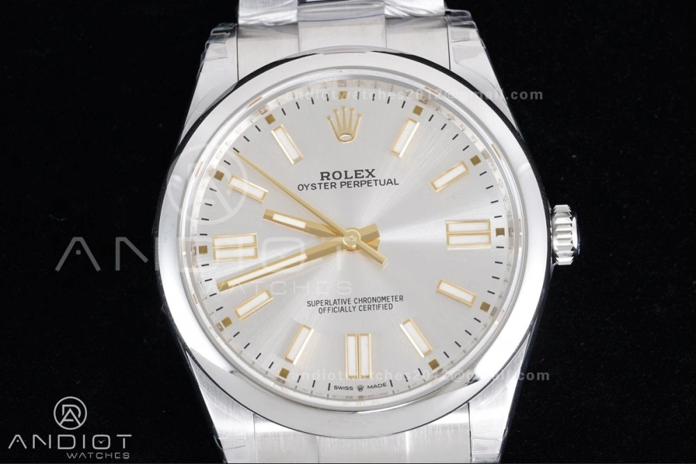 Oyster Perpetual 124300 41mm VSF 1:1 Best Edition 904L Steel Silver Dial DD3230 V2