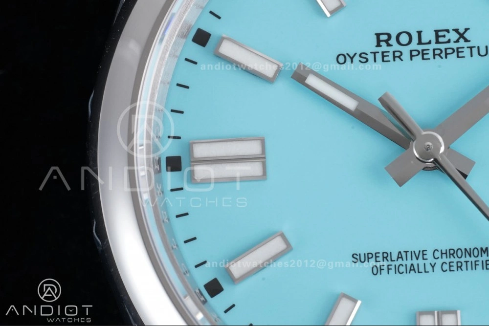 Oyster Perpetual 124300 41mm VSF 1:1 Best Edition 904L Steel Tiffany Blue Dial DD3230 V2