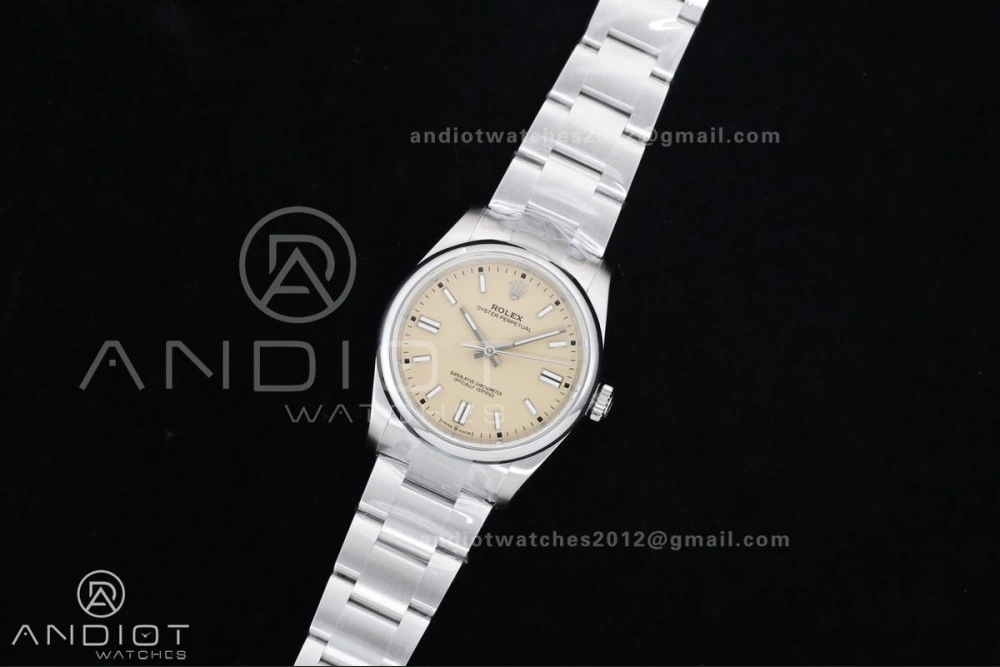 Oyster Perpetual 126000 36mm KRF 1:1 Best Edition 904L Steel Beige Dial VR3230