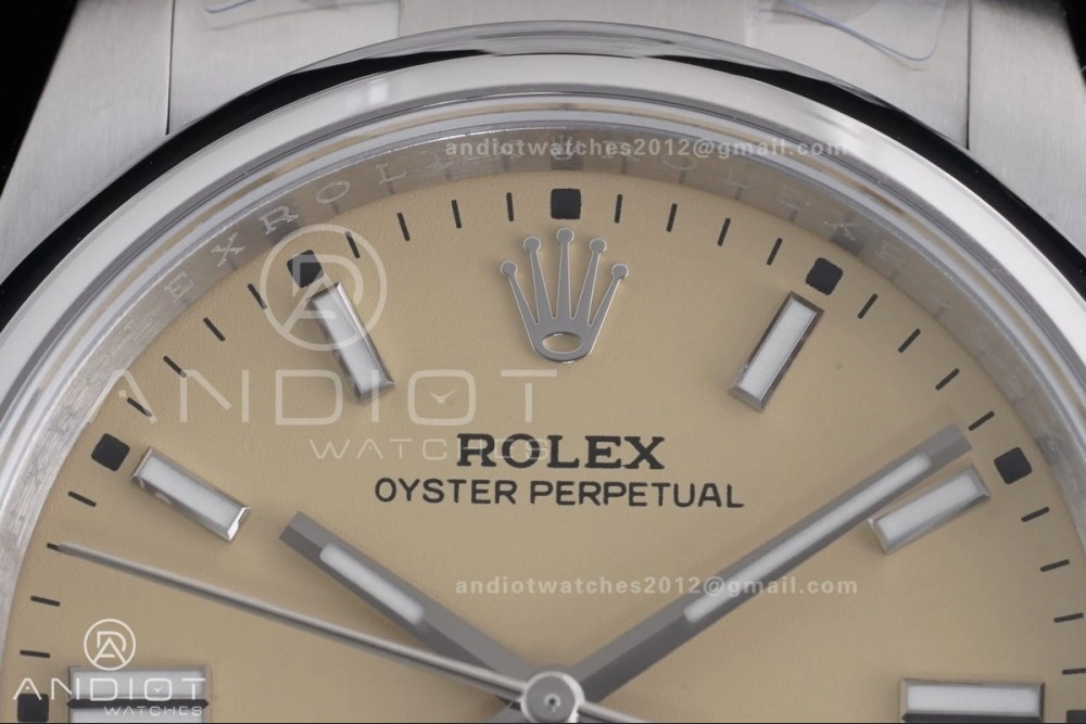 Oyster Perpetual 126000 36mm KRF 1:1 Best Edition 904L Steel Beige Dial VR3230