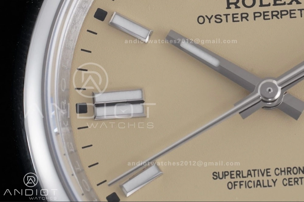 Oyster Perpetual 126000 36mm KRF 1:1 Best Edition 904L Steel Beige Dial VR3230