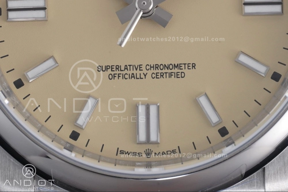 Oyster Perpetual 126000 36mm KRF 1:1 Best Edition 904L Steel Beige Dial VR3230