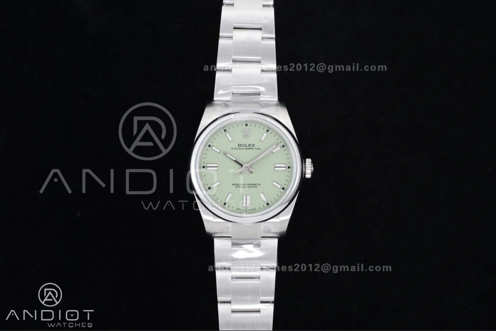 Oyster Perpetual 126000 36mm KRF 1:1 Best Edition 904L Steel Pistachio Dial VR3230