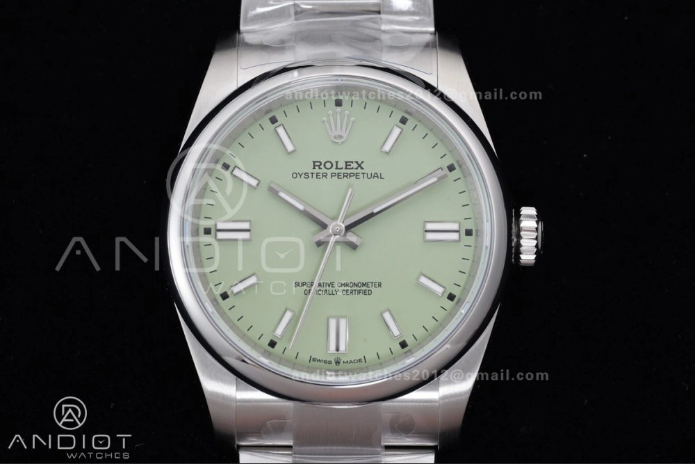 Oyster Perpetual 126000 36mm KRF 1:1 Best Edition 904L Steel Pistachio Dial VR3230