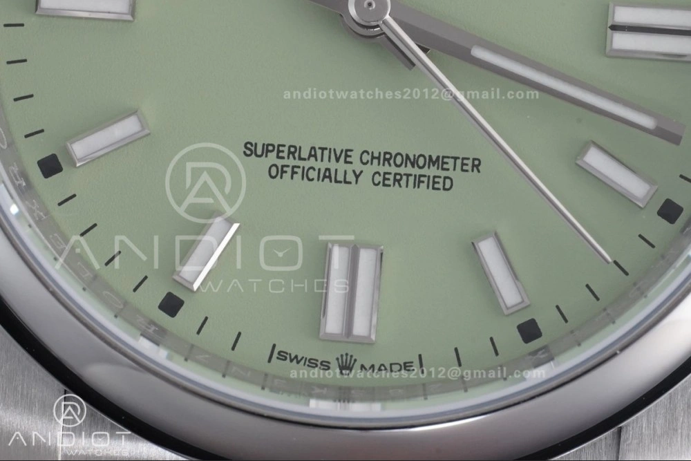 Oyster Perpetual 126000 36mm KRF 1:1 Best Edition 904L Steel Pistachio Dial VR3230