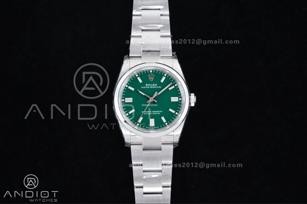 Oyster Perpetual 126000 36mm VSF 1:1 Best Edition 904L Steel Green Dial DD3230 V2