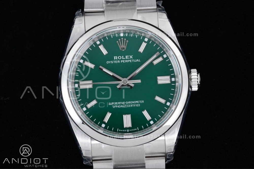 Oyster Perpetual 126000 36mm VSF 1:1 Best Edition 904L Steel Green Dial DD3230 V2