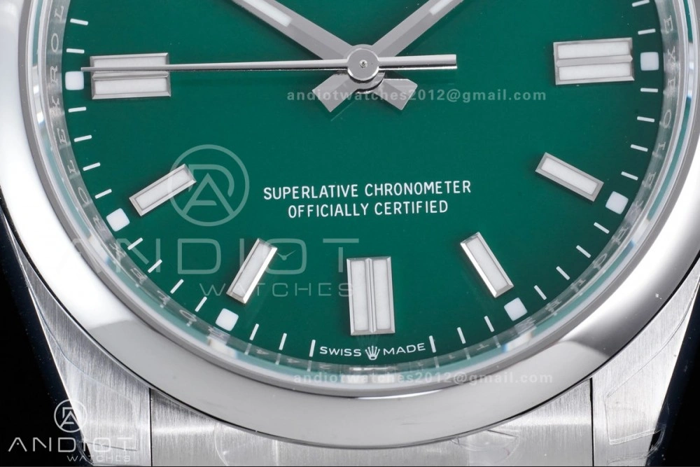 Oyster Perpetual 126000 36mm VSF 1:1 Best Edition 904L Steel Green Dial DD3230 V2