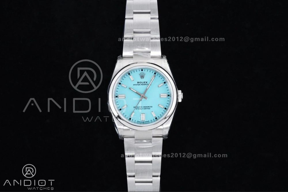 Oyster Perpetual 126000 36mm VSF 1:1 Best Edition 904L Steel Tiffany Blue Dial DD3230 V2