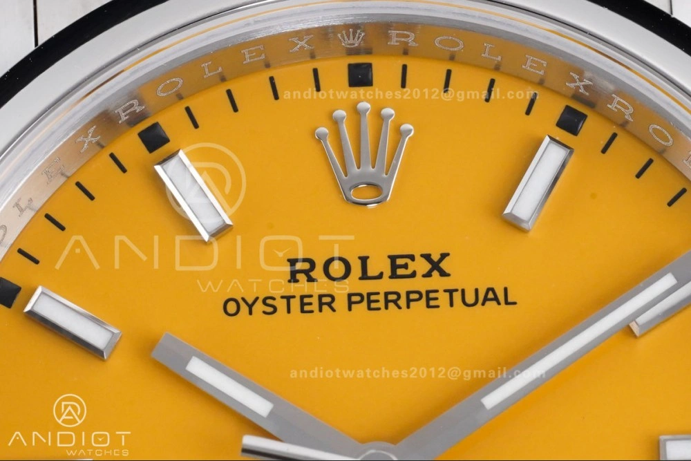 Oyster Perpetual 126000 36mm VSF 1:1 Best Edition 904L Steel Yellow Dial DD3230 V2