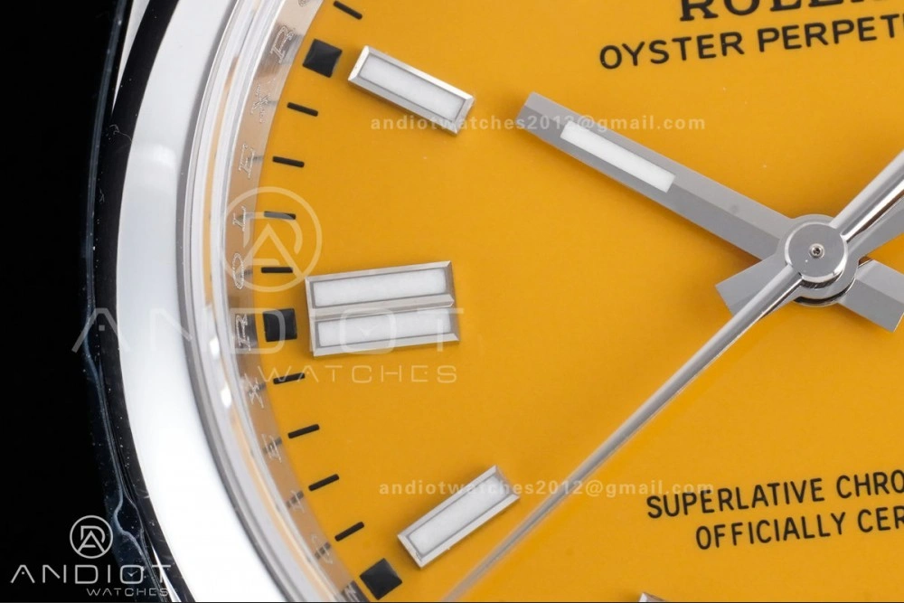 Oyster Perpetual 126000 36mm VSF 1:1 Best Edition 904L Steel Yellow Dial DD3230 V2