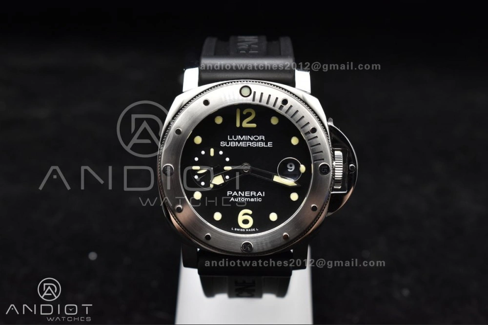 PAM1024 VSF 1:1 Best Edition Black Dial On SS with Black Rubber Strap P.9001 Clone