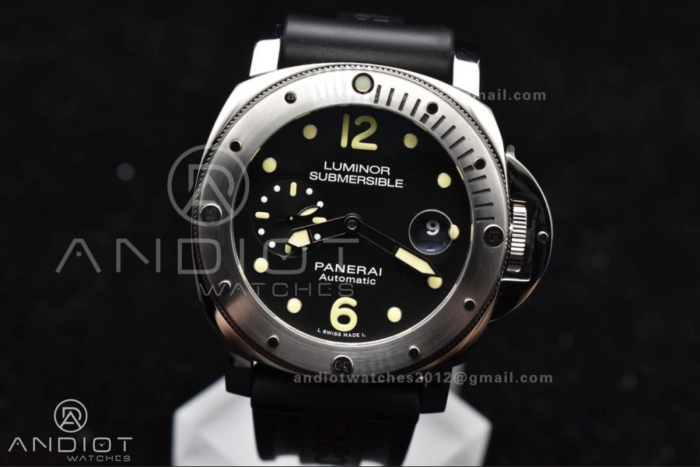 PAM1024 VSF 1:1 Best Edition Black Dial On SS with Black Rubber Strap P.9001 Clone