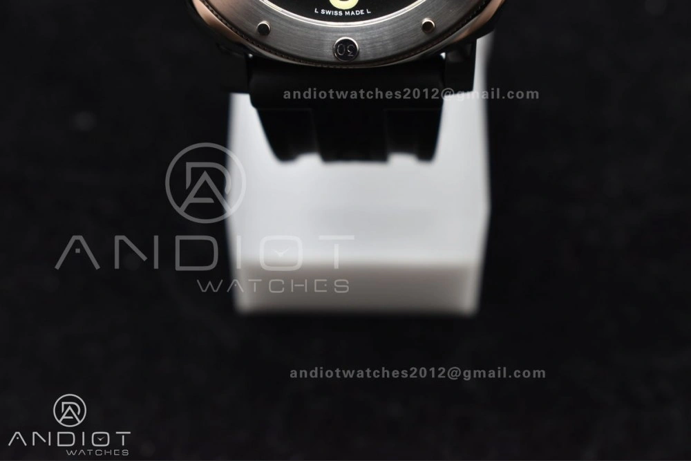 PAM1024 VSF 1:1 Best Edition Black Dial On SS with Black Rubber Strap P.9001 Clone