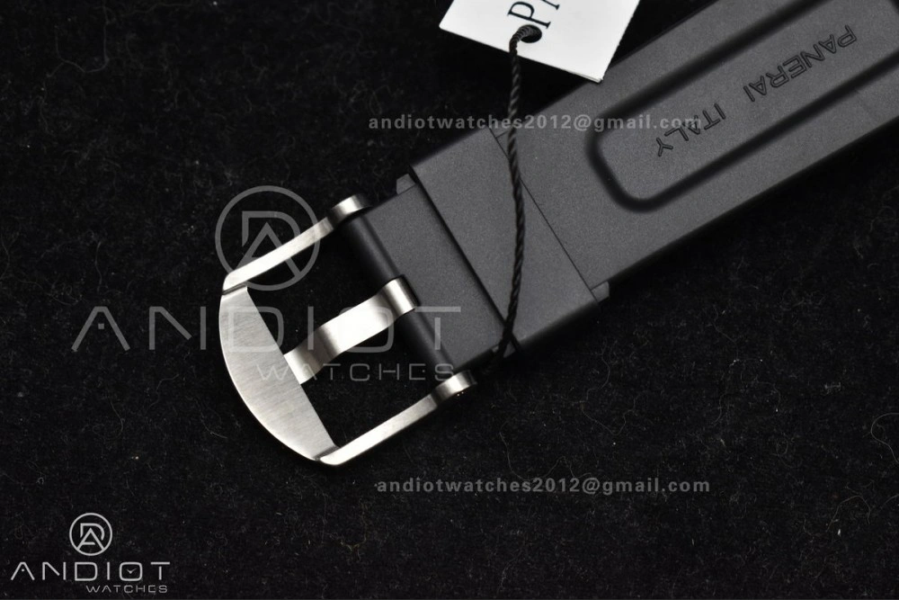 PAM1024 VSF 1:1 Best Edition Black Dial On SS with Black Rubber Strap P.9001 Clone