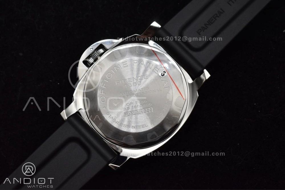 PAM1024 VSF 1:1 Best Edition Black Dial On SS with Black Rubber Strap P.9001 Clone