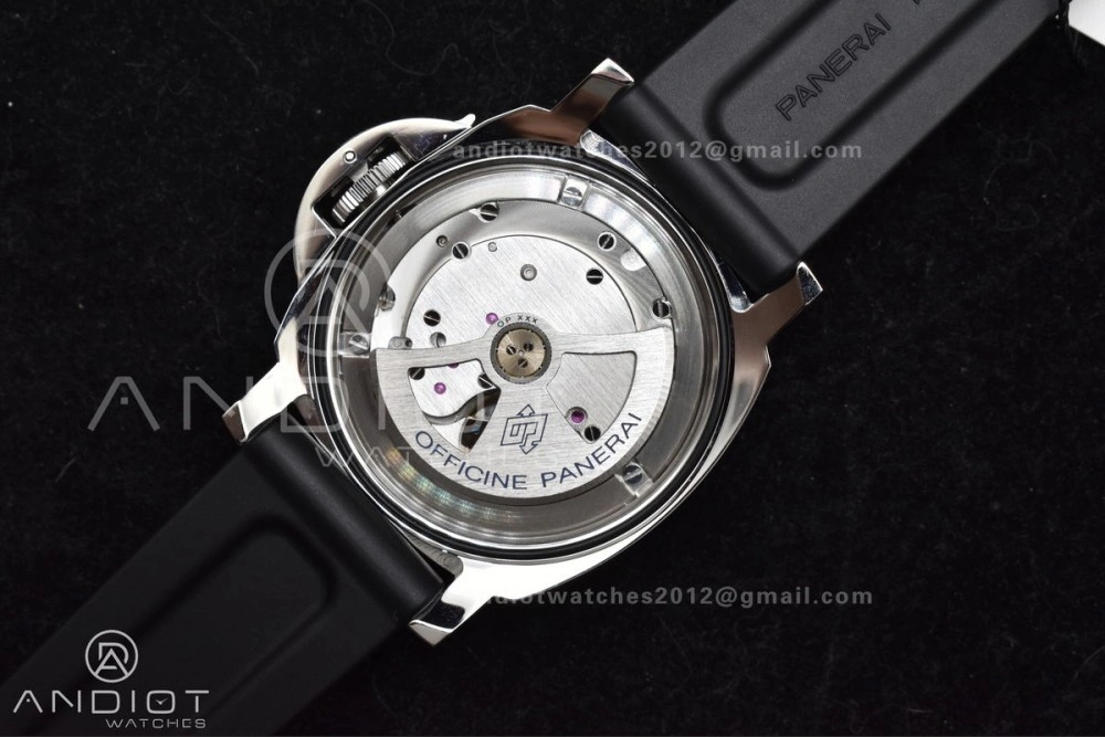 PAM1024 VSF 1:1 Best Edition Black Dial On SS with Black Rubber Strap P.9001 Clone